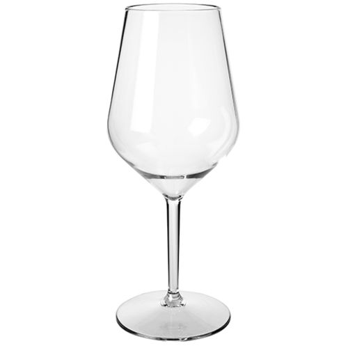 Dit Wijnglas Lady Abigail van 47 cl is gemaakt van transparante kunststof en is geschikt voor graveren en bedrukken